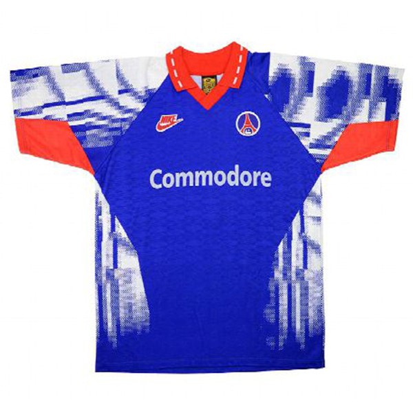 Tailandia Camiseta Paris Saint Germain Replica Segunda Ropa Retro 1992 1993 Azul